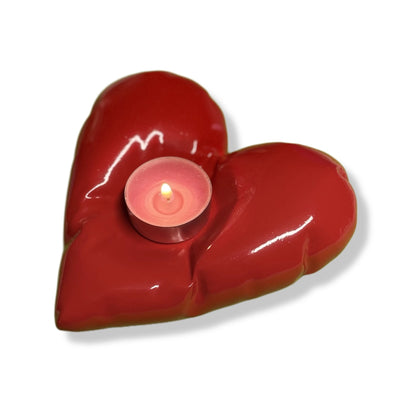 Arephis Glowing Heart 💖🕯️ – Portacandele 100% Made in Italy 🇮🇹