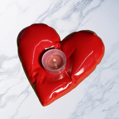 Arephis Glowing Heart 💖🕯️ – Portacandele 100% Made in Italy 🇮🇹